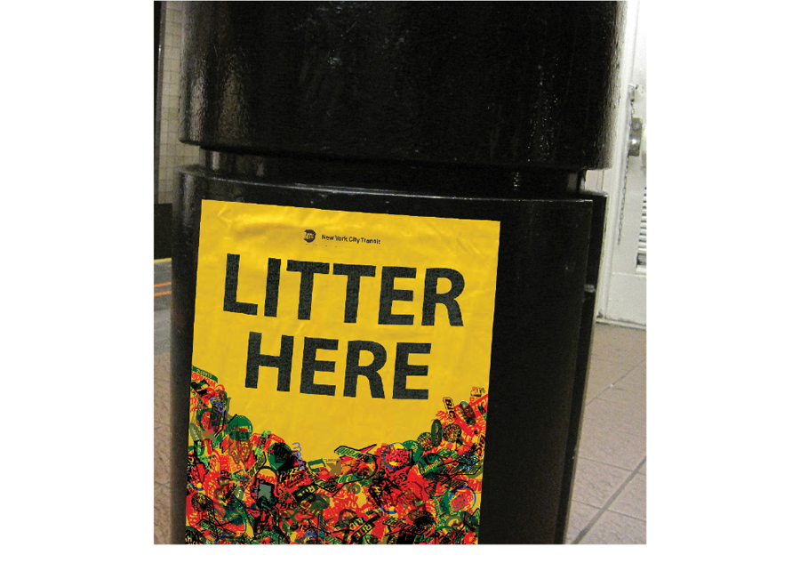 Litter Here public service announcement